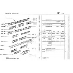 autocollant "CRISTAL"