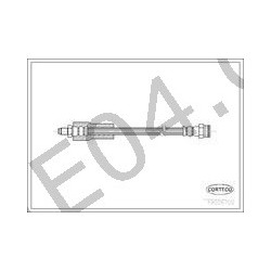 front brake hose length 345mm