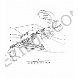 vis de triangle Ø10x50