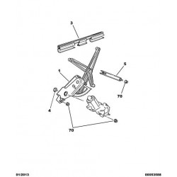 Lève-vitre électrique porte droite