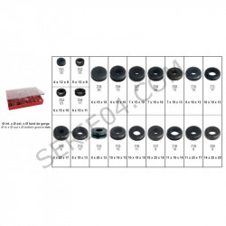 coffret assortiment de passe-fils Ø4 à 14mm