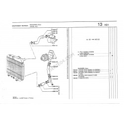 Durite supérieure de radiateur XID-XIDL