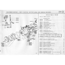 flanged injector holder, complete