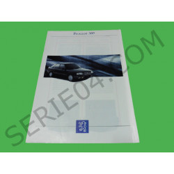 catalogue de présentation 309 Vital-GRX-SX-XS-SR-SRD-SRDT-GTi-GTi 161993