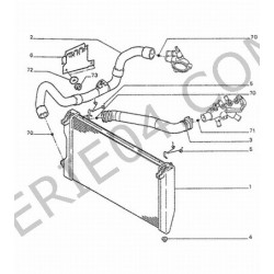 durite sortie de radiateur D11ATE