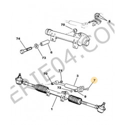 screw axle, power steering cylinder