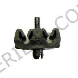 Brake pipe fastening clip