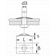 arrêt de tige lisse Ø3mm