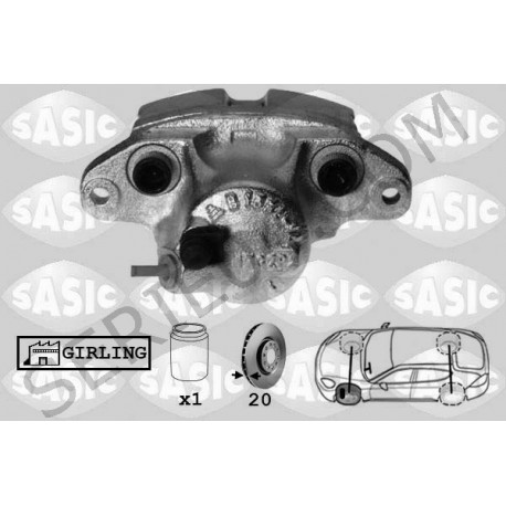 front brake caliper, standard exchange