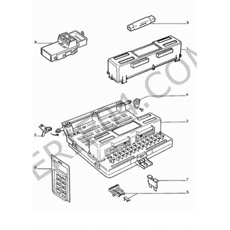 couvercle de boîte à fusibles