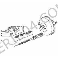 kit de réparation de maître cylindre de frein 20.6mm