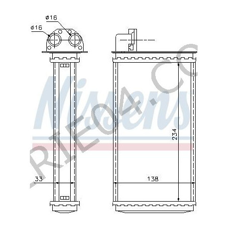 Radiateur de chauffage