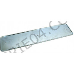 license plate holder material: stainless steel 530x110mm