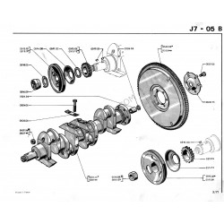 Volant moteur 135 dents