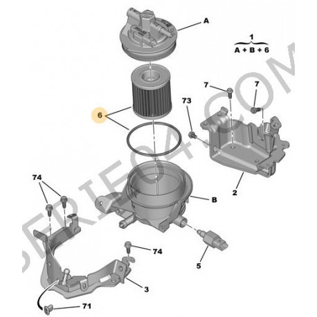 filtre à gasoil