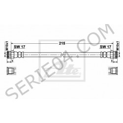 rear brake hose