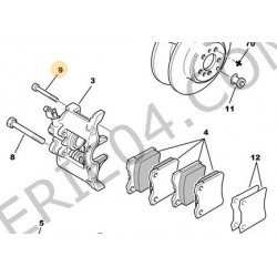 vis de fixation d'étrier arrière Téves