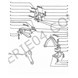 support moteur XV-XW-XY-XZ