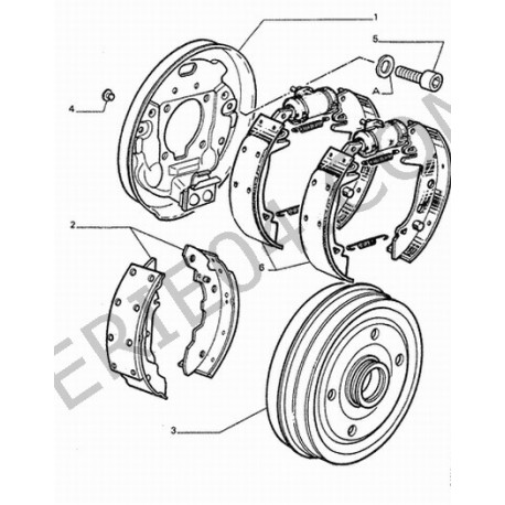 Brakeshoe set