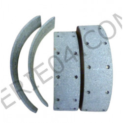 set of 4 rear brake linings