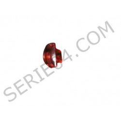 demi cabochon de feu prismatique Rouge