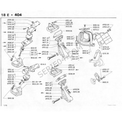 8mm Motorhalter-Schraube