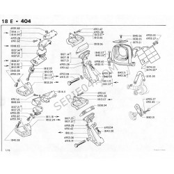vis Ø8x75 de support moteur