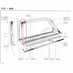 rear door pillar trim