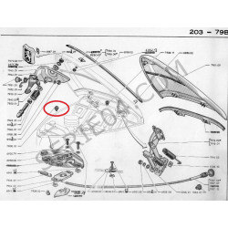 butée caoutchouc 8mm