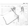 set van 2 mounts voor de voorste stabilisatorstang