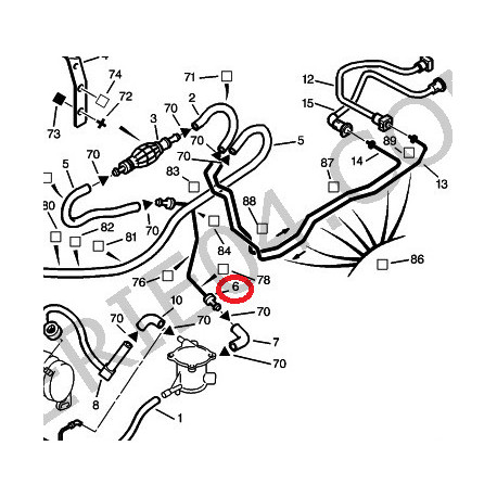 raccord de carburant