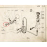 conexión de freno tornillo hueco