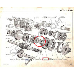 gearbox shaft bushing