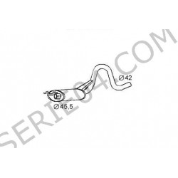 Intermediate exhaust silencer