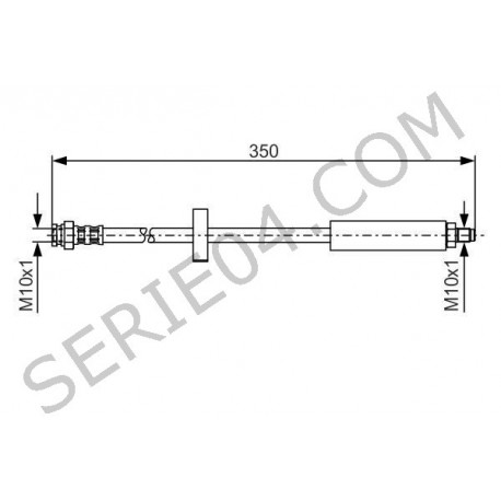 front brake hose