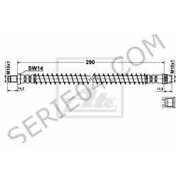 Flexible de frein avant L290