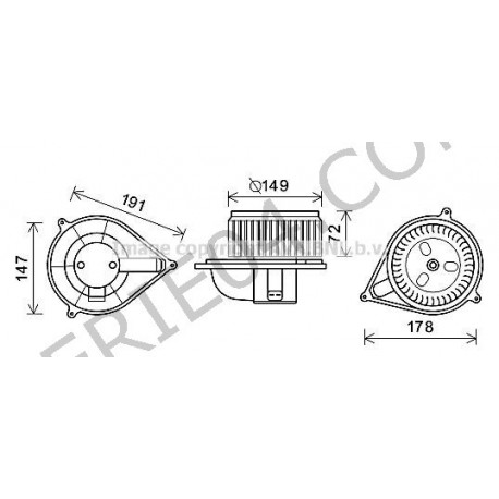 moteur de ventilateur