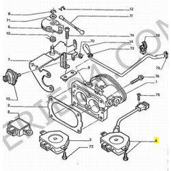 potentiomètre d'accélération