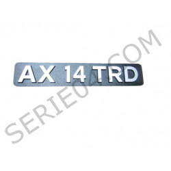 monogramme AX 14 TRD