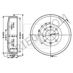 tambour de frein