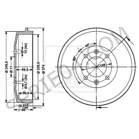 tambour de frein