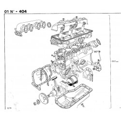 8hp relining kit, 4 liners + 4 pistons + gasket set + oil filter.