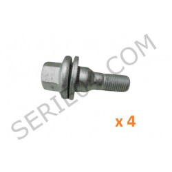 set of 4 wheel nuts, burglar