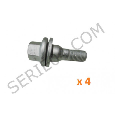 set of 4 wheel nuts, burglar