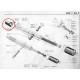 bouchon plastique D de direction 204