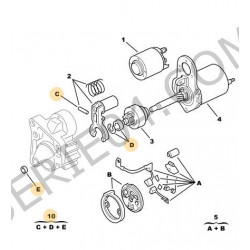 Valéo startmotor onderdelen set