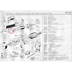 Tapa del solenoide de arranque Ducellier