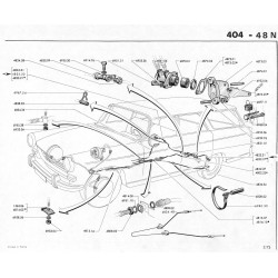 Rear brake cable