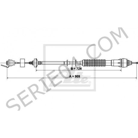 câble d'embrayage