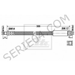 flexible de frein avant L325